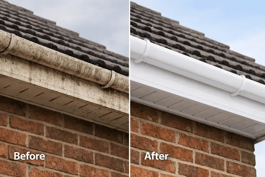 Derby gutter and fascia cleaning