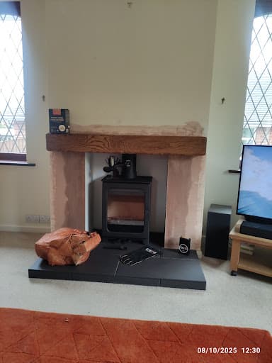 Chimney Sweep Fireplaces & Stoves — Customer photo