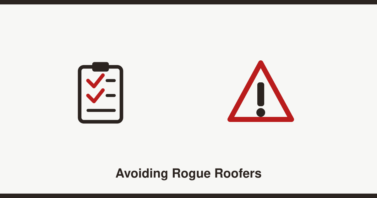 How to avoid rogue roofers