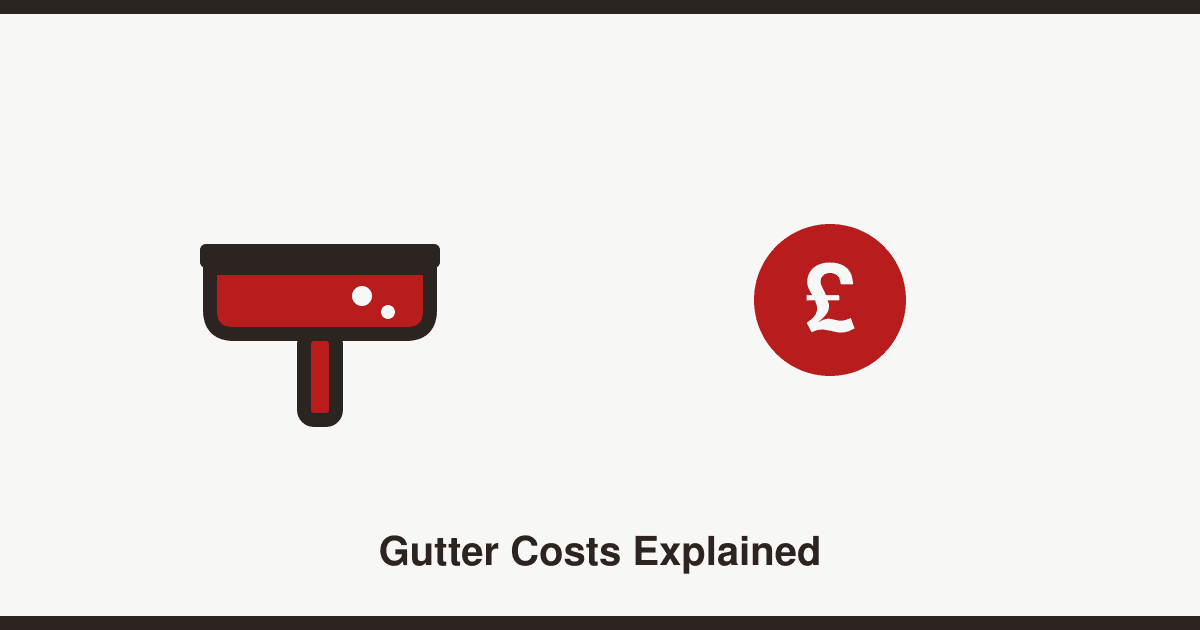 Gutter cleaning, repair and replacement costs in the UK