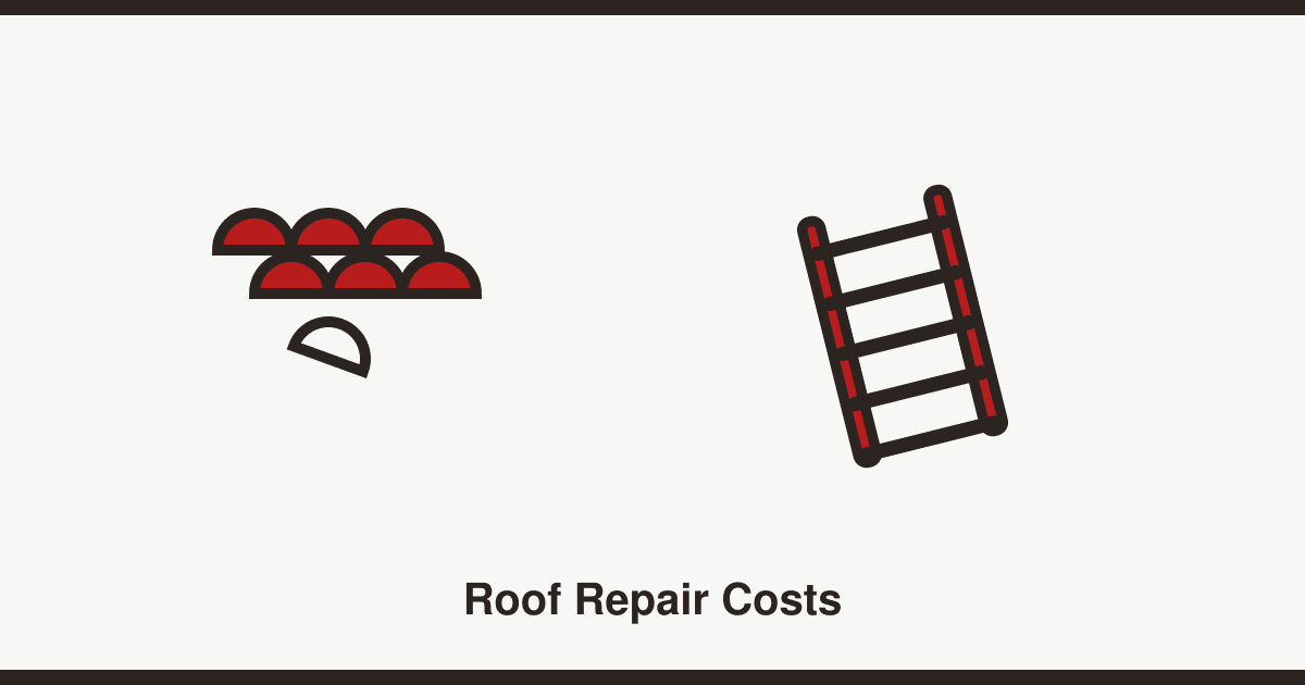Roof repair costs: slipped tiles, leaks, flashing and ridge work